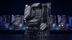 MSI B760 GAMING PLUS WIFI carte mère ATX vue 3/4 PCIe 4.0 et dissipateurs